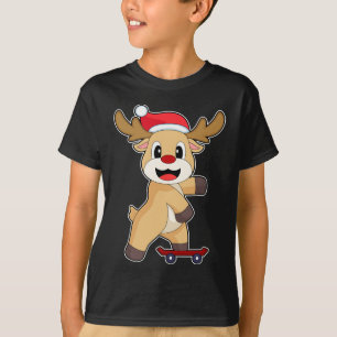 T-shirt Reindeer Christmas Skater