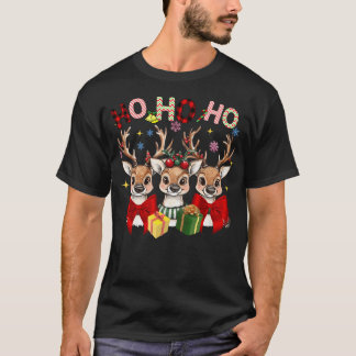 T-shirt Reindeer Jolly Heure Noël s