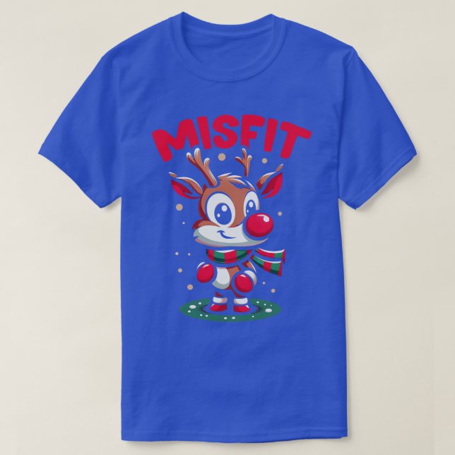 T-shirt Reindeer Rudolph le RedNosed (Design devant)