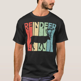 T-shirt Reindeer Vintage Retro