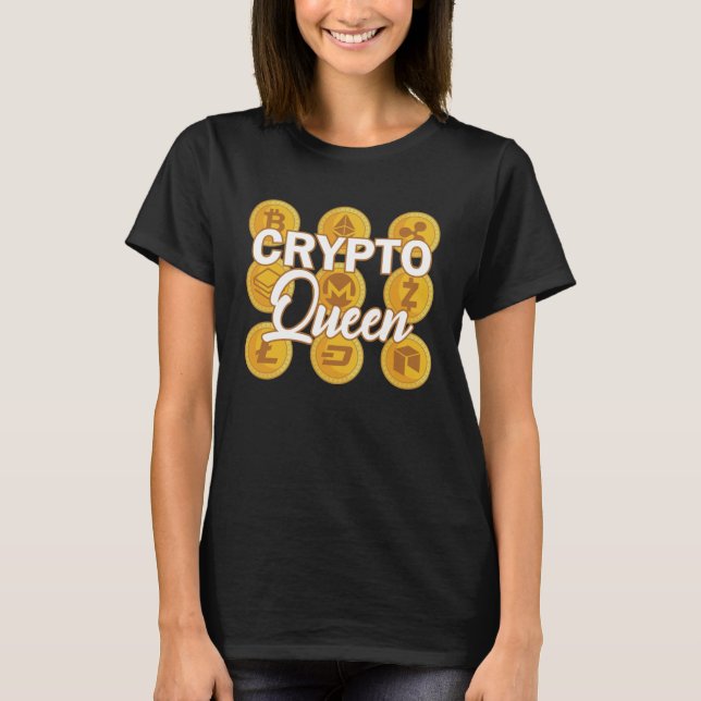 T-shirt Reine Crypto (Devant)