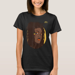 T-shirt Reine d'Afrique noire Éthiopie Jamaïcaine filles