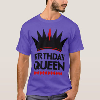 T-shirt Reine d'anniversaire