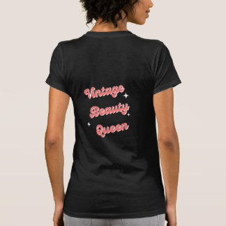 T-shirt reine de beauté vintage