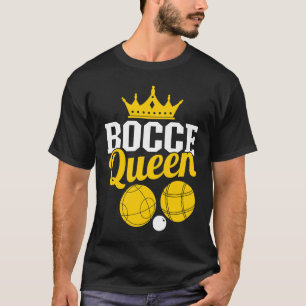 T-shirt Reine de Bocce Joueuse de Boccia Boules