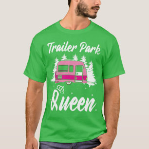 T-shirt Reine de camping-car drôle cadeau pour femmes camp