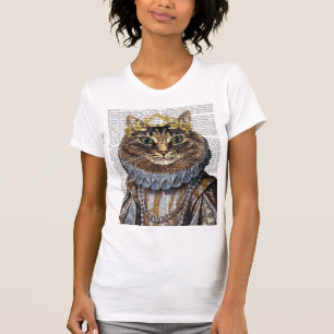 T-shirt Reine de chat