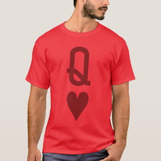 T-shirt Reine de Cœur et Roi de Cœur Matchin de couples