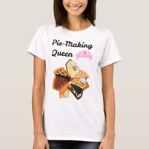 T-shirt Reine de la fabrication de tartes