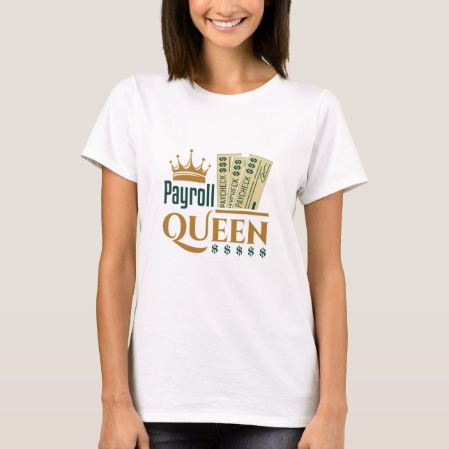 T-shirt Reine de paie (Devant)