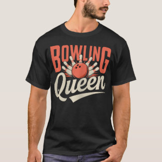T-shirt Reine de Quilles Femme Mignonne