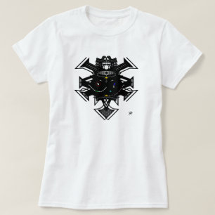 T-shirt Reine déesse (aliène?) portrait v1