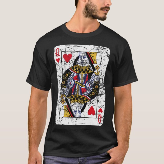 T-shirt Reine Des Coeurs Distortie (Devant)