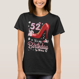 T-shirt Reine des fleurs 52 ans C'est mon anniversaire Joy