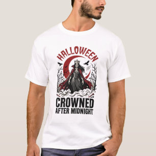 T-shirt Reine des morts-vivants Halloween Lever de minuit