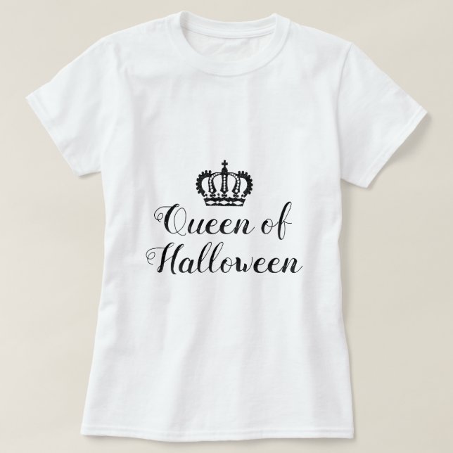 T-shirt Reine d'Halloween (Design devant)