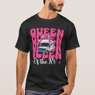 T-shirt Reine du camping-car camping caravane fille maman