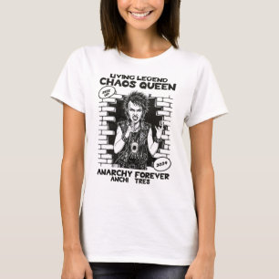 T-shirt Reine du Chaos, Art Punk, Conception Anarchique, L