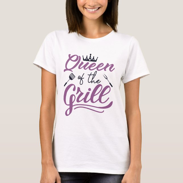 T-shirt Reine Du Grill (Devant)