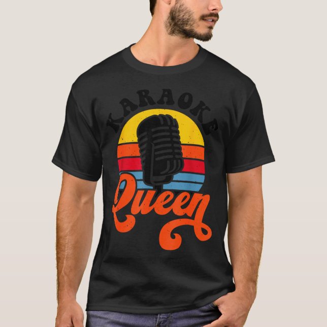 T-shirt Reine du karaoké  (Devant)