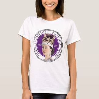T-shirt Reine Elizabeth II Jubilé de platine 2022 70e