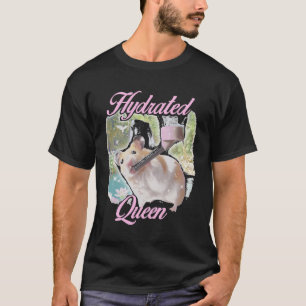 T-shirt Reine Hydratée Drôle de Hamster Lac Brillant Mémé