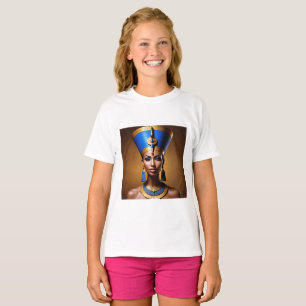 T-shirt « Reine Néfertiti » Belle Reine Ancienne Africaine