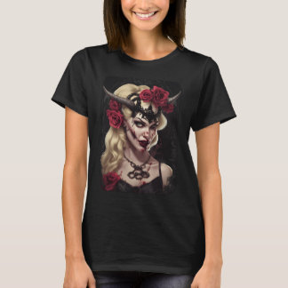 T-Shirt Reine Vampire Gothique | Fantastique Sombr