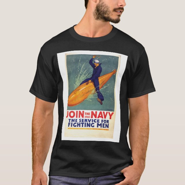 T-shirt Rejoignez la Marine (Devant)