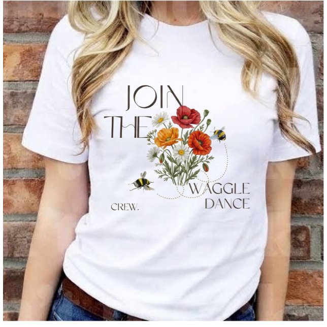 T-shirt Rejoignez l'équipe de danse Waggle Sauver les abei (Créateur téléchargé)