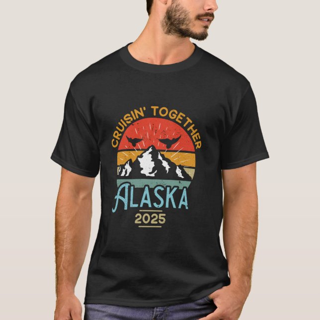T-shirt Rejoindre famille amis et groupe Alaska Cruise 20 (Devant)
