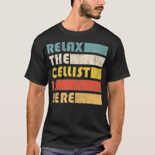 T-shirt Rela La Celliste est là pour le Cello Musicien