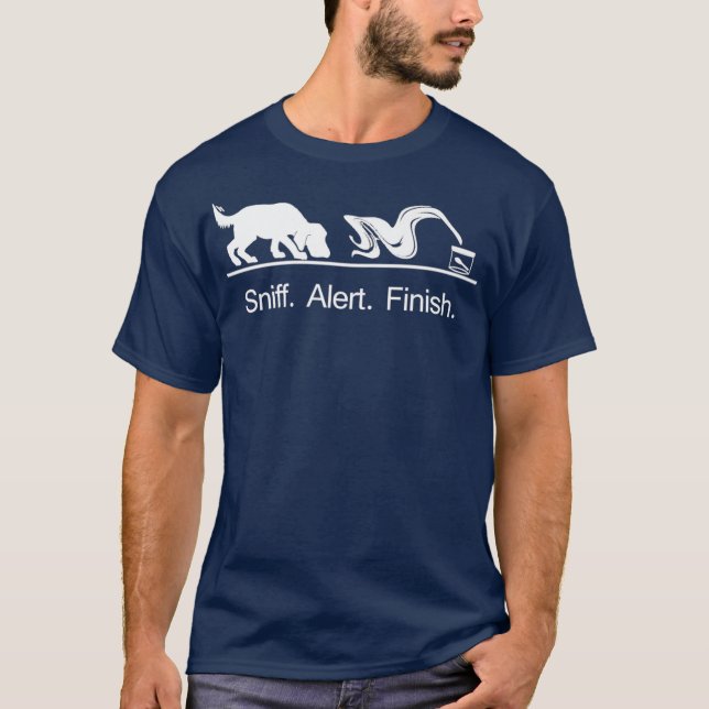 T-shirt Relâcher le noeud canin (Devant)