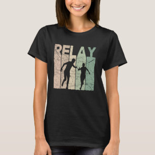T-shirt Relais Vintage Relay Race Retro Relay en cours d'e