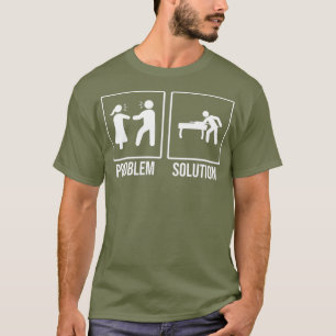 T-shirt Relation Amusante Et Billard De Piscine