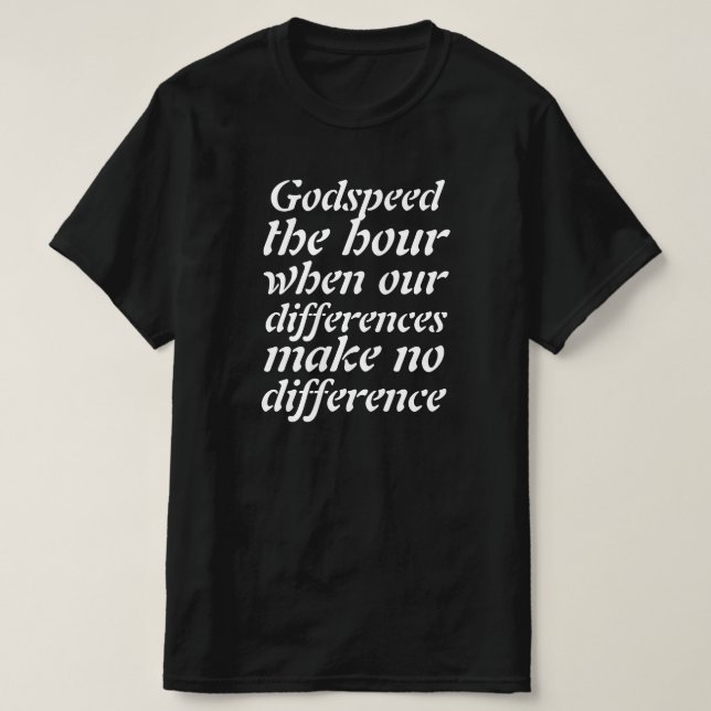 T-shirt Relation raciale et égalité humaine (Design devant)