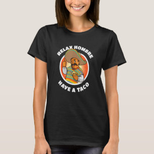 T-shirt Relax Hombre Ont Taco Avec Senor Sancho Mexicaine