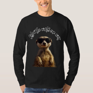 T-shirt Relax – Le Monde Peut Attendre | Meerkat Cool avec
