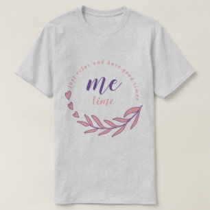 T-shirt Relaxez-vous et prenez un devis circulaire de temp
