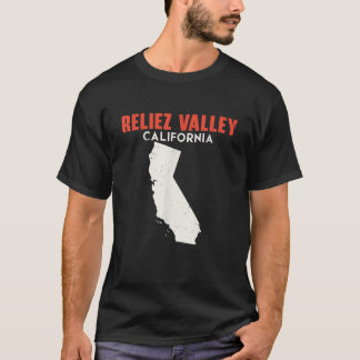 T-shirt Reliez Valley California USA State America Travel