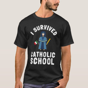 T-shirt Religieuse d'école catholique Messe de l'église et