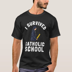 T-shirt Religieuse d'école catholique Messe de l'église et