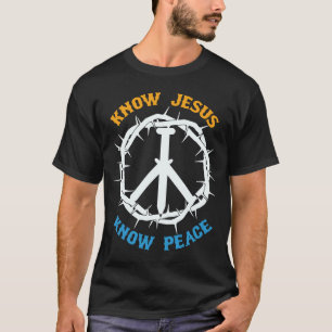 T-shirt Religieux chrétienne connaître Jésus connaître Pai