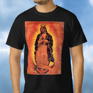 T-shirt Religion Vintage Vierge Marie Notre-Dame de Guadal