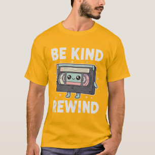 T-shirt Rembobinez S'il Vous Plaît Design Rétro Cool Année