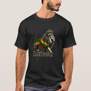 T-shirt REMERCIE LE LION DE JUDAH Reggae Rastafari Jah Jah