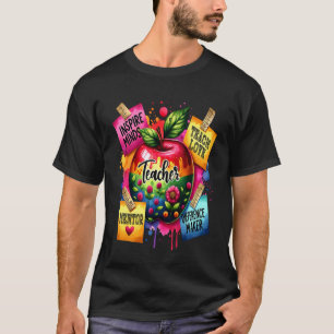 T-shirt Remerciement aux enseignants Inspirer les esprits