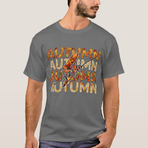 T-shirt Remerciements à la chute du citrouille