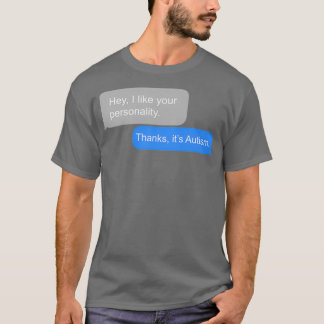 T-shirt Remerciements de bulle de texte4