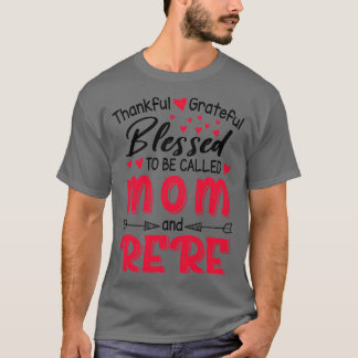 T-shirt Remerciements Heureux Béni D'Être Appelé Maman Et 